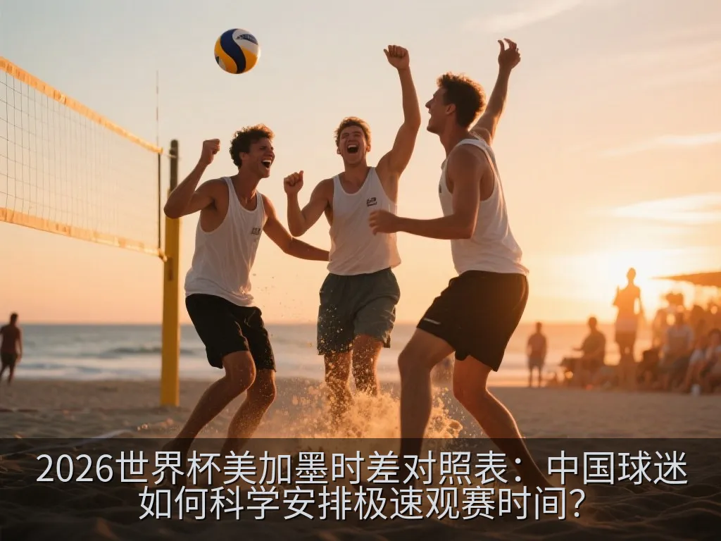 2026世界杯美加墨时差对照表：中国球迷如何科学安排极速观赛时间？